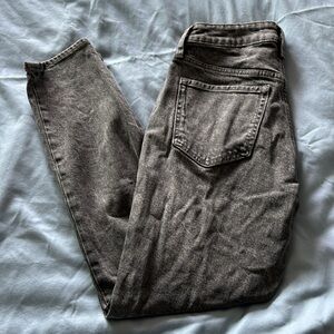 Black/Gray Stonewash Jeans - High Rise - Straight - BUNDLE AND MAKE OFFER